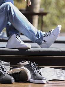 Men Sneakers - 咖啡棕 - 查看 2