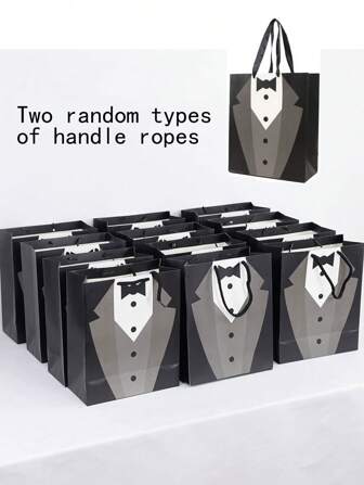 1 件/5 件/10 件礼品袋，适合婚礼、伴郎、父亲节、周年纪念、燕尾服、圣诞节、情人节