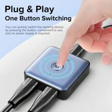 Llano Hdmi 2.0 Switch, Ultra Hd 4k Bidirectional Hdmi Switcher Distributor Supports 4k@60hz, Aluminum Hdmi Switch Selector, For Projector, Ps4, Laptop, Tv Box