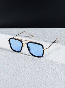 Men's High Cold Sexy Abstinence Style Handsome Cool Classic Fashion Glasses Suitable For Outdoor Traveling Beach Vacation Use Elegant Shades Accessories Beach Accessories Glasses Shades Looks Street Style And Suit For Sweater Jacket Sweatshirt Hoodie Leather Pants And Cargo Pants For Summer Beach Vacation,Outdoor,Travel - Multicolor - View 7