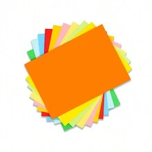 50 Sheets Of A4 Plain Colour Paper DIY Handmade Origami Paper - Multicolor - View 1