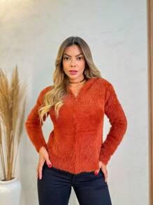 Women Coats - trái cam - Xem 4