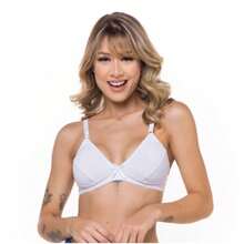 Kit 5 Sutia Básico e Conforto Malha Fria Sem Aro e Sem Bojo Adulto Conjunto Com 5 Peças ATACADO - Multicolorido - Visão 2