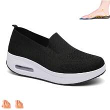 Zapatos casual para mujer, tenis negros, zapatillas deportivas para mujer. - Negro - Ver 1