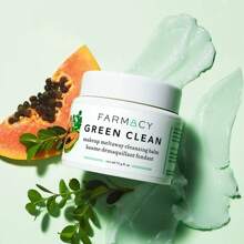 Farmacy Green Clean 潔蘭卸妝潔膚膏100ml,溫和、快速乳化配方,不堵塞毛孔,適用於敏感肌膚 - 卸妆膏 - 查看 1