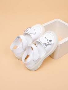 2024夏季兒童涼鞋,防滑軟底休閒鞋,流行公主女孩涼鞋