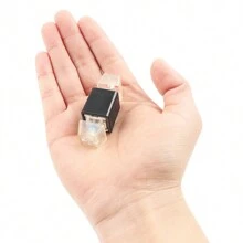 手指鍵盤緩解焦慮和過動症的壓力玩具，顏色/風格/配件/包裝隨機 - 黑色 - 查看 5