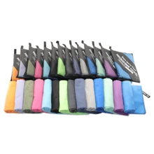 1pc/3pcs Square Zipper Bag Packed Microfiber Towel, Travel & Sports & Camping Towel - Quick Drying, High Water Absorption, Super Compact, Soft And Absorbent Sports Towel Suitable For Backpacking, Gym, Beach, Swimming, Yoga. (Multiple Colors And Sizes Available), Beach Essentials, Beach Accessories, Pool Float