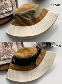 1頂男女遮陽呼吸框色釣魚和遠足帶收緊帽子,快乾,適用於戶外