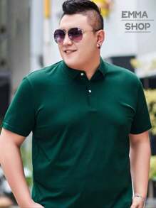 Men Polo Shirts - 軍綠色 - 查看 1