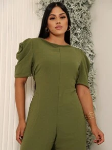 Women Jumpsuits - Màu xanh lá cây đậm - Xem 3