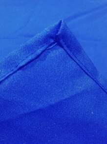 10 Bagless Long Apron Aprons Polyester Butcher Type Grease And Stain Resistant - Ideal For Sublimated Printing Screen Printing - 寶藍色帶白色斜紋 - 查看 2