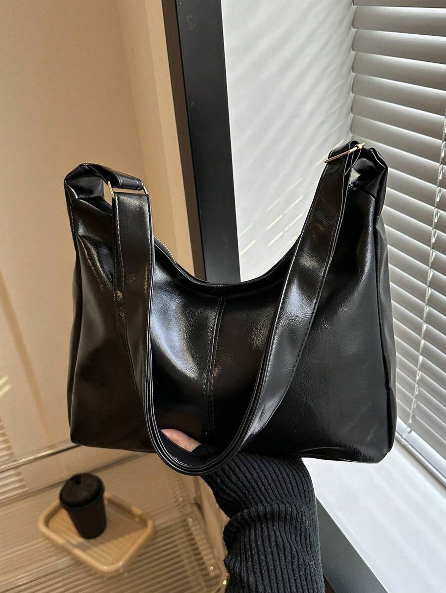 女士單肩包-復古風格,秋冬新品,手提包,時尚休閒,斜挎包,柔軟皮革手提包,大容量,多功能高端,特色通勤包