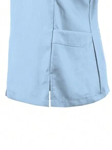 Scrub Tops - สีเบบี้บลู - ดู 9