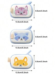 1入組可愛的狗貓嬰兒用身體海綿刷,可掛式泡沫球,吸水透氣 - 黃色 - 查看 5