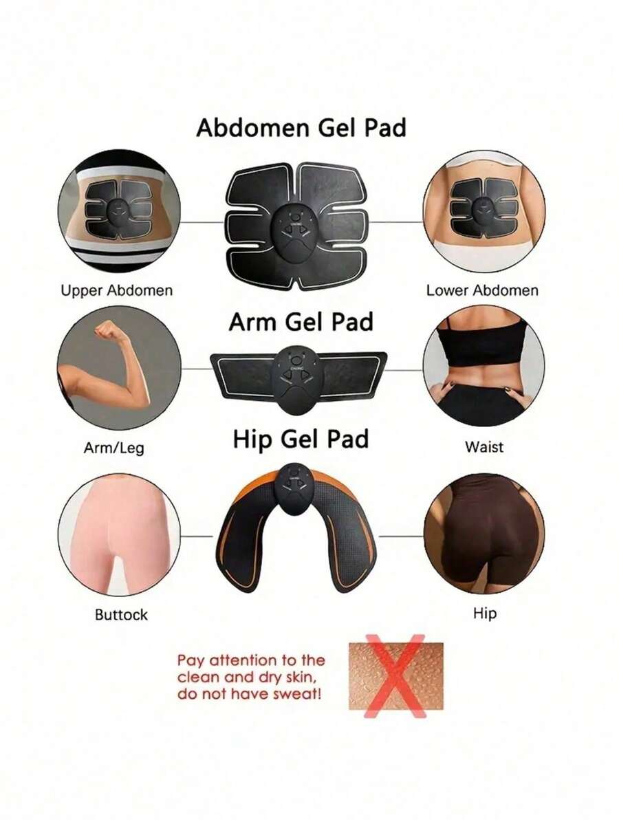 Hip Muscle Stimulator Fitness Lifting Buttock Abdominal Arms Legs