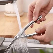 Mühelos Garnelen vorbereiten: Premium Edelstahl Garnelen-Schäler - Küchennotwendigkeit für schnelles und einfaches Schälen, perfekt für Meeresfrüchte-Liebhaber und beschäftigte Köche, Haushaltsgeräte, Zubehör, Gadgets, Werkzeuge, Weihnachtsartikel, Kochen, Weihnachten