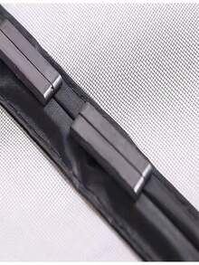 磁力自粘蚊帳門簾,側邊開口,適用於臥室,黑色 - 白色左邊開 - 查看 9