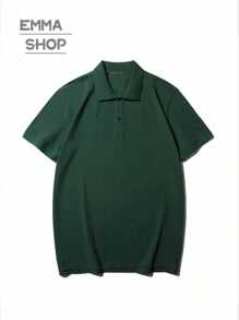 Men Polo Shirts - 軍綠色 - 查看 2