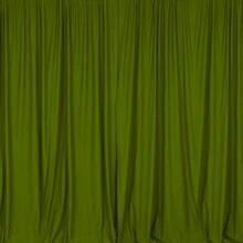 Solid Polyester Fabric By The Yard - Moss Green - View 2