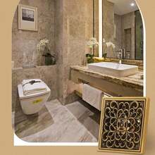 Drenaje de Piso, Anti Olor, Antiguo Latón, Rectangular, Ducha Inserto Rejilla de Desagüe de Suelo para Baño del Hogar o Hotel (1#) - Dorado - Ver 8