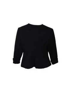 Saco tipo Blazer manga 3/4 - Negro - View 2