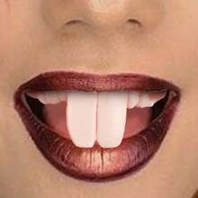 5入組惡作劇搞笑假牙套裝 - 白色 - 查看 4