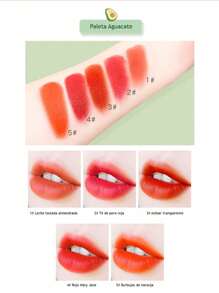 Kit Of 5 Mini Lip Balms With Color For Children Or Young People, Cute Cute, Different Designs, Easy To Carry With Cute Case, Kawaii Design - 彩色 - 查看 5