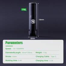 Equipo para Tatuar - Negro - Ver 8