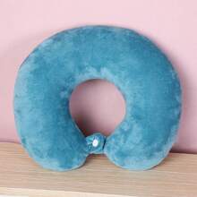 1/2pcs纯色U型枕，办公室午睡用的柔软枕头，旅行车旅行颈部保护，旅行伴侣，提升旅行幸福感，共有7种颜色可供选择，颈椎护理的好选择，送给家人和爱人的最佳礼物眼罩睡眠面罩眼罩眼罩旅行脚凳脚凳脚吊床腿凳睡眠旅行用大学宿舍遮光灯提升您的睡眠质量，缓解压力的完美选择，恢复疲惫的眼睛 - 彩色 - 查看 12