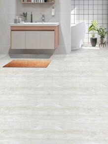 1 Piece Retro & Thickened & Matte Surface Effect Beige Wood Grain Texture Anti-Slip Waterproof Abrasion Resistant Floor Tile Sticker For Home Decoration, Stickers, Wall Decal, Vinly Decal For Home Decorations, Spring Decoration Items Refesh Your Home, Rama Decoration Stickers Gifts Birthday Graduation