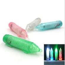Underwater Fishing Led Light, Waterproof And High Intensity, Fish Luring, Battery Powered With Water Sensor, Automatically Bright When Touching Water, Suitable For Night Fishing - White - View 1