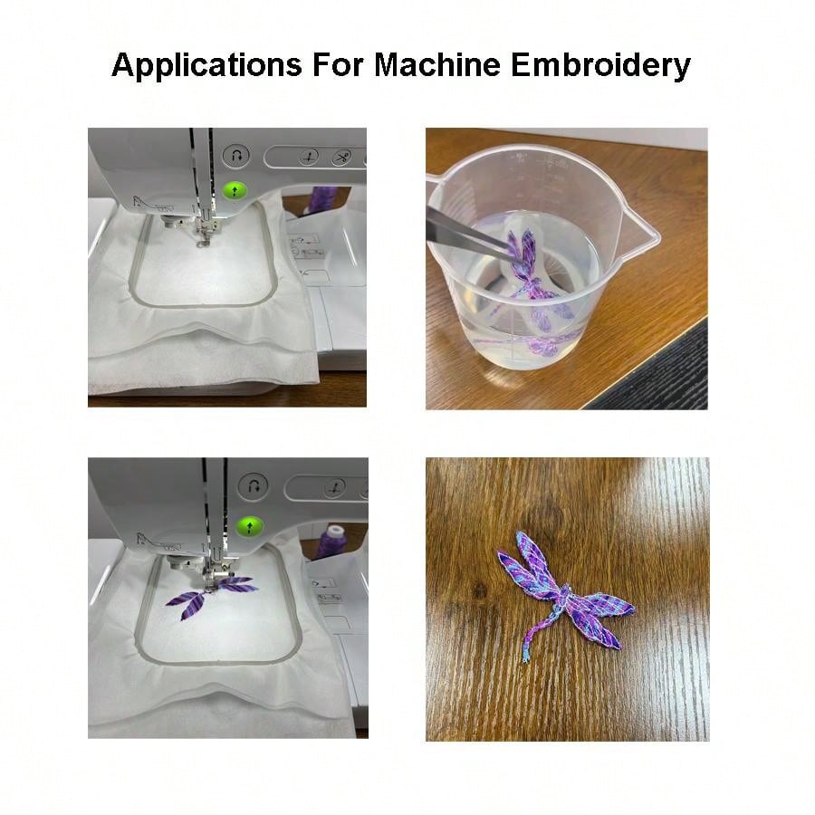 40gsm Cold Washable Embroidery Cloth Melts When Exposed To Water