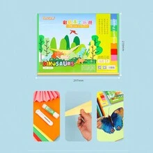 50 Sheets Of A4 Plain Colour Paper DIY Handmade Origami Paper - Multicolor - View 2