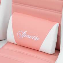 Vinsetto Racing Gaming Chair, Reclining PU Leather Computer Chair With Removable Rabbit Ears, Footrest, Headrest And Lumber Support - Pink - View 8