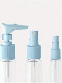 5sets Portable Travel Bottles For Cosmetics, Pressed Spray Bottles, Small Spray Pots, Cosmetic Packaging Bottles - Blue - View 4