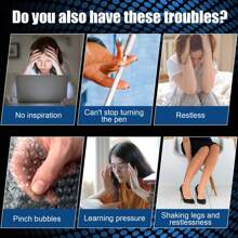 1個鋁合金手持手指滾輪按摩器,用於減輕壓力和放鬆手臂和手掌,也可用於手部治療和手指運動玩具 - 黑色 - 查看 3