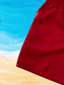 Men Shorts - Red - View 7