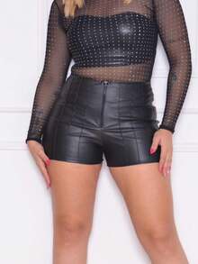 Women Shorts - màu đen - Xem 4