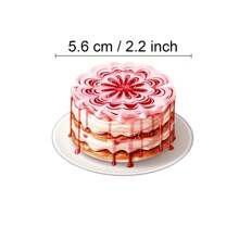 Unique Dessert Drink Stickers, Funny Stickers, Cute Pretty Cool Aesthetics Cartoon Vinyl Stickers, Waterproof Stickers, For Water Bottle, Pad, Phone, Laptop, Scrapbook And Luggage - Multicolor - View 2