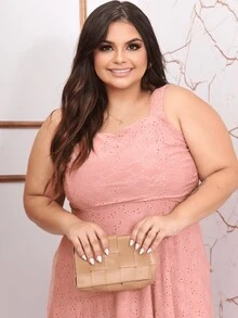 Women Dresses - 乾枯玫瑰色 - 查看 2