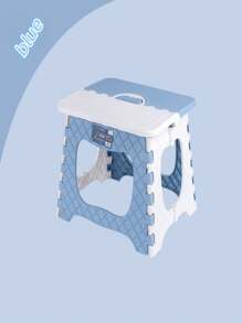 2pcs Plastic Chairs, Diy Portable Folding Stools, Indoor/Outdoor, Random Color - Multicolor - View 7