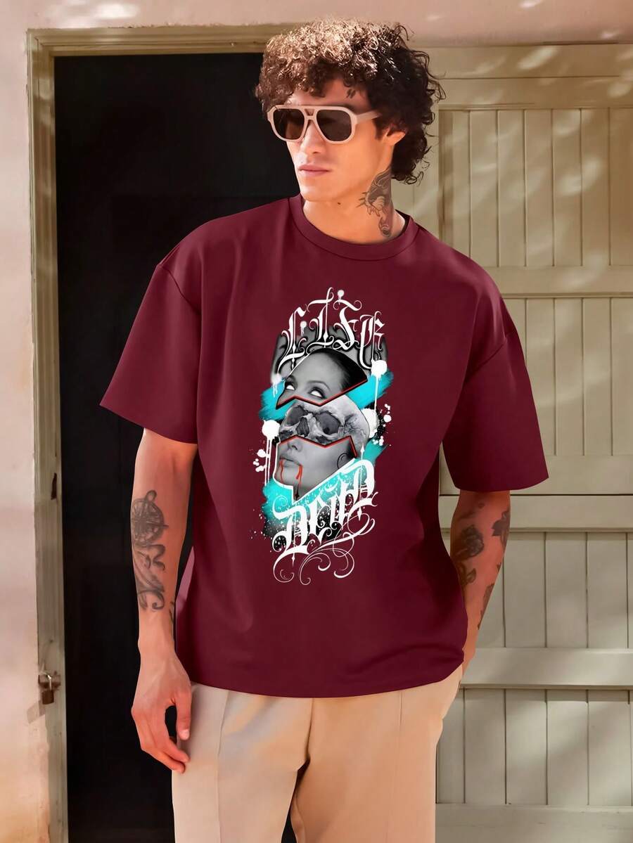 Men T-Shirts - Màu Tím - Xem 1