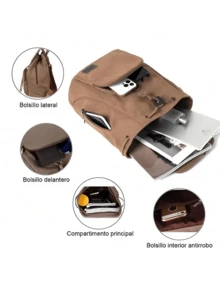 Mochilas Dama Escolares Laptop Impermeable Morral Juvenile Coreana Backpack Antirrobo De Lona Mujere Regalo De Regalo De Cumpleaños Día Navidad Viajar - Gris - Ver 6