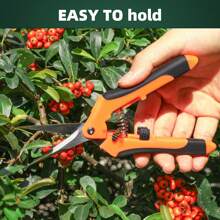 1pc Stainless Steel Pruning Shears, Garden Scissors, Pruning Clippers, Gardening Tool