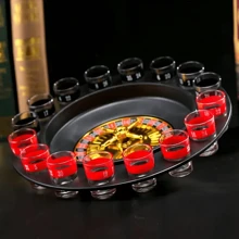 圣诞装饰本套装包含2个球和16个杯子，轮盘俄罗斯幸运轮盘又称‘旋转乐趣’游戏，适合在KTV酒吧和夜总会玩的游戏。这是一款非常有趣的游戏。 - 彩色 - 查看 4