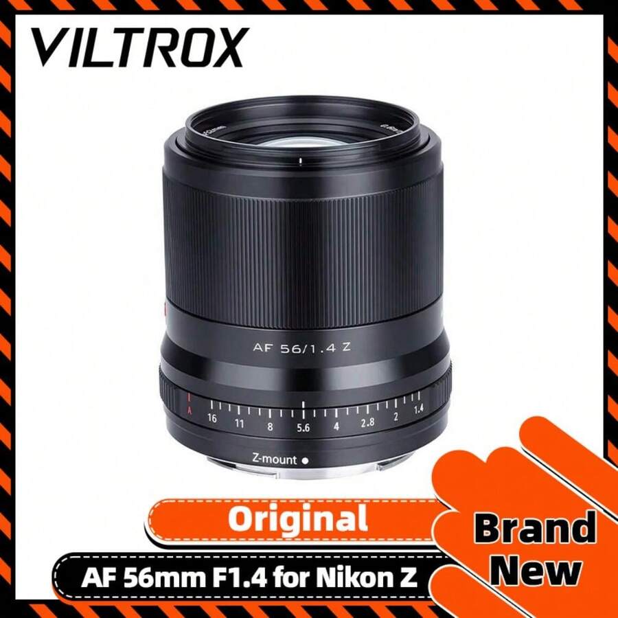 Viltrox 56mm F1.4 56/1.4 Z自動對焦人像定焦鏡頭,適用於尼康z接口無反相機z Zfc Z5 Z50 Z6 Z7 Z6ii Z7ii - 黑與白 - 查看 1
