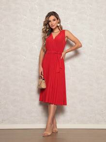 Women Dresses - Đỏ - Xem 4