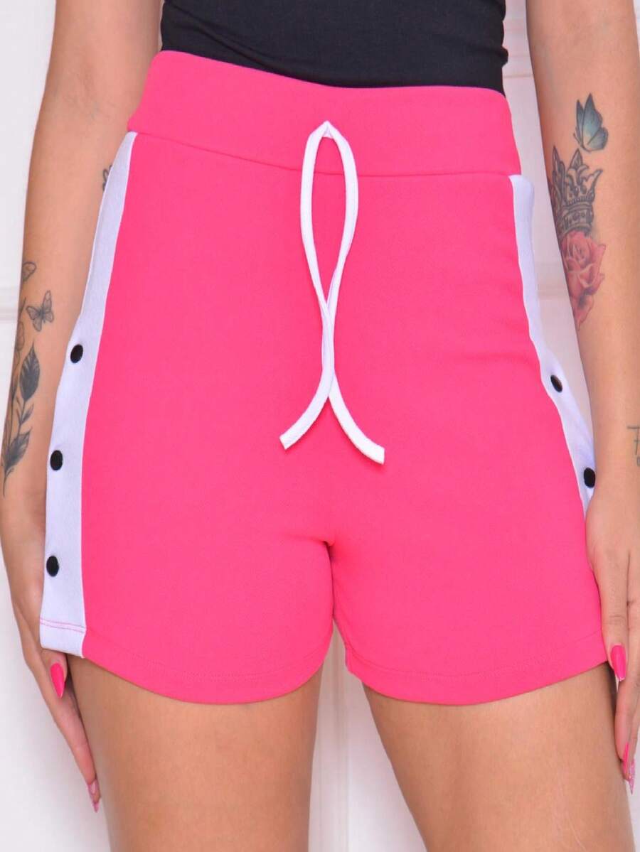 Women Shorts - Màu Hồng Tươi - Xem 1