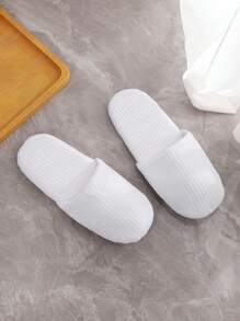 Của phụ nữ Cơ bản Đế dày Dép đi trong nhà Đối với Khách mời - trắng - Xem 2